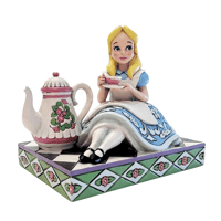 Alice With Teapot Lisanslı Figür Biblo Enesco Orijinal Lisanslı Koleksiyon Ürünü