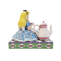 Alice With Teapot Lisanslı Figür Biblo Enesco Orijinal Lisanslı Koleksiyon Ürünü