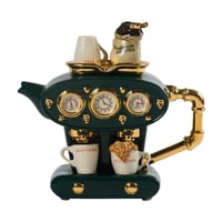 Ceramic Inspirations Double Espresso Makinası Büyük Seramik Teapot