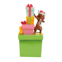 Chip & Dale Christmas Presents Lisanslı Figür Biblo Enesco Orijinal Lisanslı Koleksiyon Ürünü