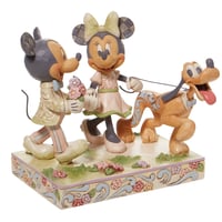 Disney Bahar Mickey Minnie Pluto Dekoratif Figür Biblo