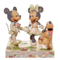 Disney Bahar Mickey Minnie Pluto Dekoratif Figür Biblo