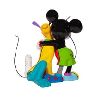 Disney Britto Plüto ve Mickey Mouse Figür Biblo
