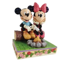 Disney Mickey ve Minnie Mouse Kamp Ateşi Figür Biblo