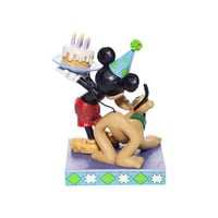 Disney Mutlu Yıllar, Dostum! Plüto ve Mickey Mouse Figür Biblo