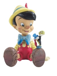 Disney Pinocchio And Jiminy Sitting Lisanslı Figür Biblo