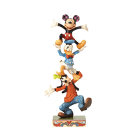 Disney Sallanan Kule Goofy, Donald Duck ve Mickey Mouse Figür Biblo