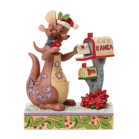 Kanga & Roo Christmas Lisanslı Figür Biblo Enesco Orijinal Lisanslı Koleksiyon Ürünü