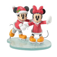 Mckey & Minnie Skating Fig Lisanslı Figür Biblo Enesco Orijinal Lisanslı Koleksiyon Ürünü