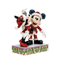 Mickey And Minnie Mistletoe Lisanslı Figür Biblo Enesco Orijinal Lisanslı Koleksiyon Ürünü