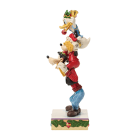 Mickey Donald & Goofy Stacked Lisanslı Figür Biblo Enesco Orijinal Lisanslı Koleksiyon Ürünü