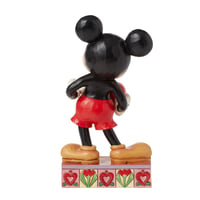 Mickey Mouse Kalp Detaylı Kişiselleştirilebilir Lisanslı Figür