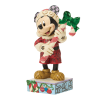 Mickey With Candy Cane Lisanslı Figür Biblo Enesco Orijinal Lisanslı Koleksiyon Ürünü