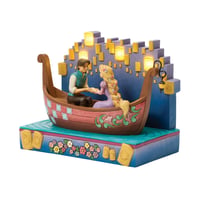 Rapunzel Tangled Karmaşık: Fenerli Sandal Sahneli Koleksiyon Figürü - A Dream Come True    Enesco Orijinal Lisanslı Koleksiyon Ürünü