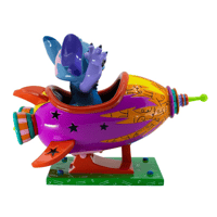 Stitch Rocket Ship Figurine Lisanslı Figür Biblo Enesco Orijinal Lisanslı Koleksiyon Ürünü