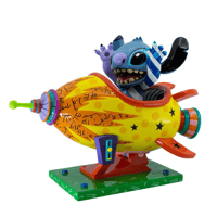 Stitch Rocket Ship Figurine Lisanslı Figür Biblo Enesco Orijinal Lisanslı Koleksiyon Ürünü