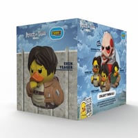 Tubbz Attack on Titan Eren Yeager Boxed Lisanslı Cosplay Ördek Collectible Figür