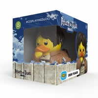 Tubbz Attack on Titan Eren Yeager Boxed Lisanslı Cosplay Ördek Collectible Figür