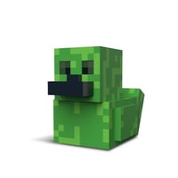 Tubbz Minecraft MINI Creeper Lisanslı Cosplay Ördek Collectible Figür