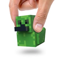 Tubbz Minecraft MINI Creeper Lisanslı Cosplay Ördek Collectible Figür
