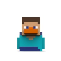 Tubbz Minecraft MINI Steve Lisanslı Cosplay Ördek Collectible Figür