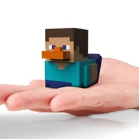 Tubbz Minecraft MINI Steve Lisanslı Cosplay Ördek Collectible Figür