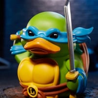 Tubbz TMNT Boxed Leonardo Lisanslı Cosplay Ördek Collectible Figür