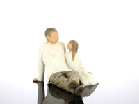 Willow Tree Father and Daughter Baba Ve Kızı Dekoratif Figür Biblo