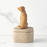 Willow Tree Love my Dog Keepsake Box Köpeğimi Seviyorum Hatıra Kutusu