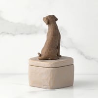 Willow Tree Love my Dog Keepsake Box Köpeğimi Seviyorum Hatıra Kutusu