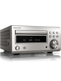 Denon RCD-M41 CD'li Mini Hi-Fi Receiver - Premium Gümüş