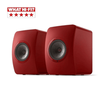 KEF LS50 Wireless II HiFi Hoparlör Seti Kırmızı