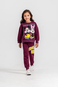 Mickey & Minnie Baskılı Takım
