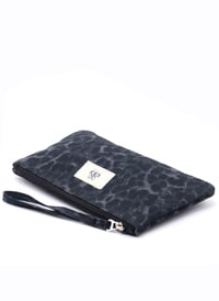 Clutch Çanta Siyah Leopar