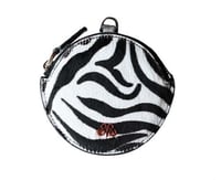 Deri Bozuk Para Cüzdanı Zebra Tüylü