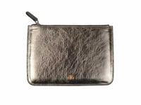 Deri Clutch Çanta Bronz