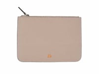 Deri Clutch Çanta Pudra Saffiano