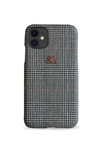 Deri iPhone Kılıf 11 Ekose Full Deri