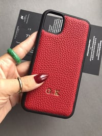 Deri iPhone Kılıf 11 Kırmızı Togo