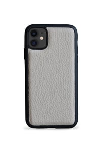 Deri iPhone Kılıf 11 Krem Togo