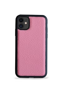 Deri iPhone Kılıf 11 Pembe Togo