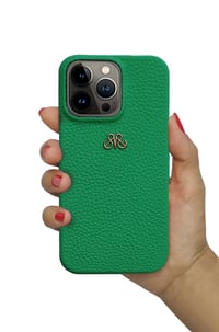 Deri iPhone Kılıf 11 Pro Max Yeşil Togo
