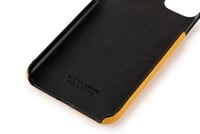 Deri iPhone Kılıf 11 Pro Sarı Epi