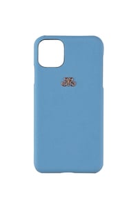 Deri iPhone Kılıf 12-12 Pro Açık Mavi Saffiano Full Deri