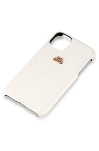 Deri iPhone Kılıf 12-12 Pro Beyaz Epi Full Deri