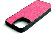 Deri iPhone Kılıf 12-12 Pro Fuşya Togo