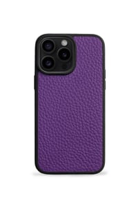 Deri iPhone Kılıf 12-12 Pro Mor Togo
