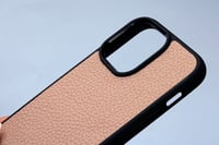 Deri iPhone Kılıf 12-12 Pro Pudra Togo