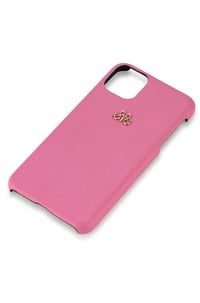 Deri iPhone Kılıf 12 Mini  Açık Pembe Saffiano