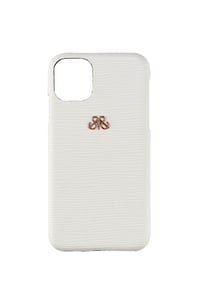 Deri iPhone Kılıf 12 Mini Beyaz Epi